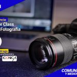 master class sobre fotografía por lanzamiento de la carrera de Comunicacion y medios digitales