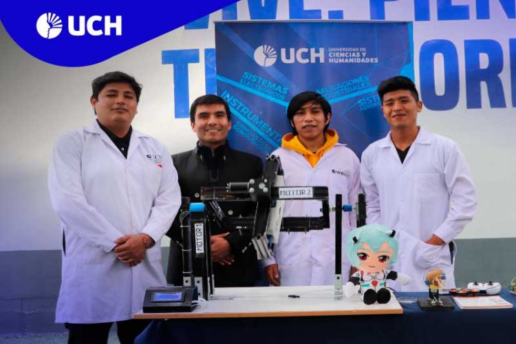 estudiantes de ingeniería de la UCH estudian sobre microgravedades